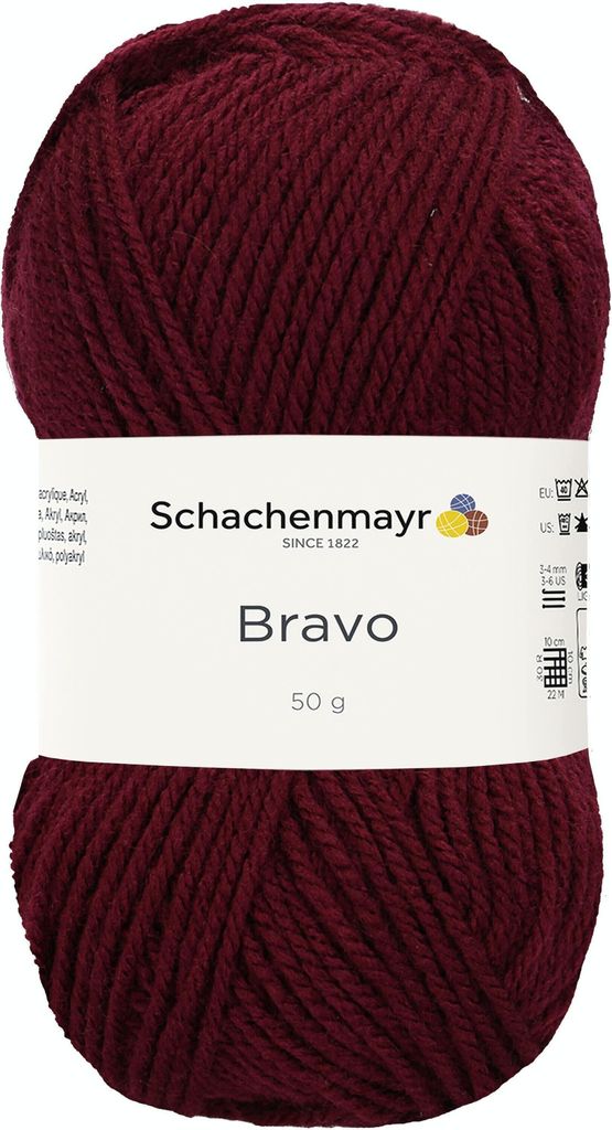 Schachenmayr Bravo, 50g Brombeer Handstrickgarne Produktbild 