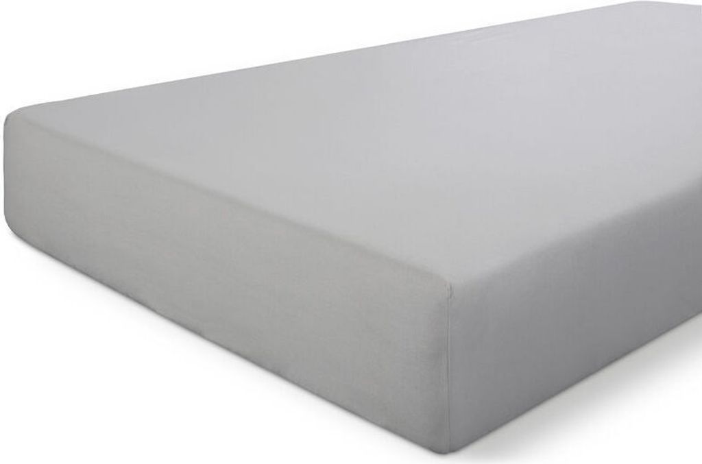 Walra Spannbettuch Crispy Baumwolle Grau - 80x200 cm