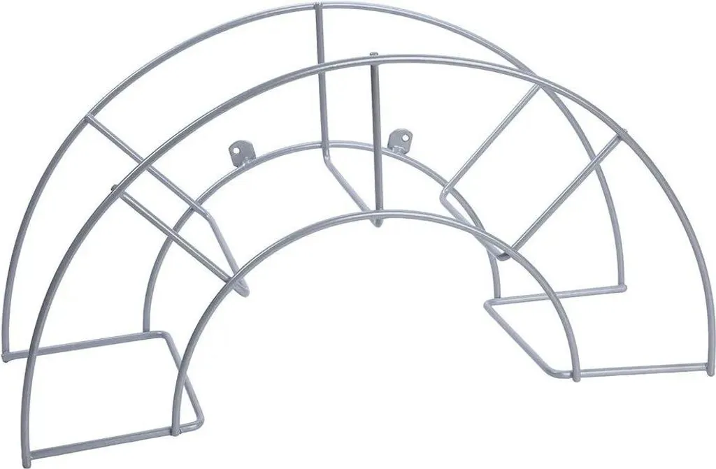 Support de tuyau Sauvic XL Argent 60x30x20 cm en acier très robuste