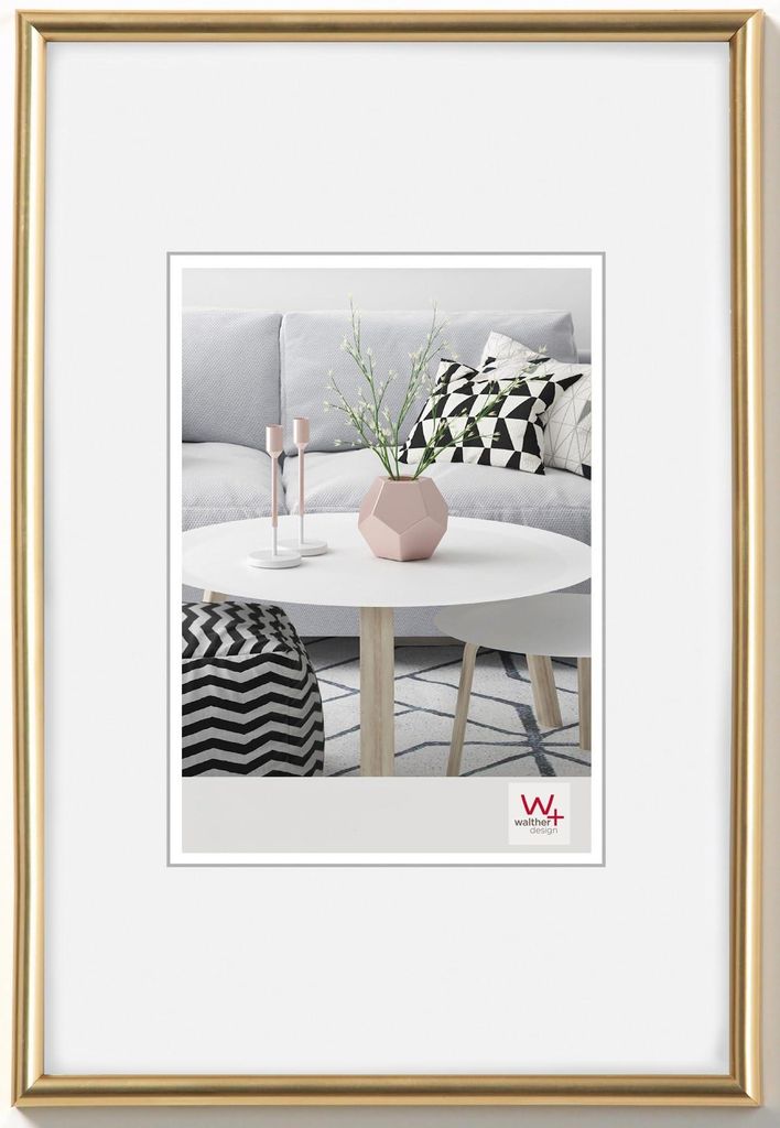 Walther Design KG060H, Einzelbilderrahmen, Gold, 40 x 50 Produktbild 