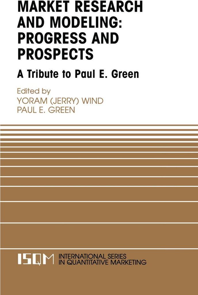 Marketing Research and Modeling: Progress and Prospects