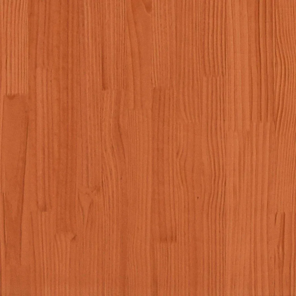 Armadietto a Muro Marrone Cera 80cm - Pino Massiccio Vero Legno - 10