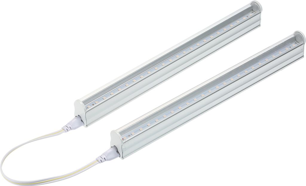 2er-Pack LED wachsen Lichtstreifen 5W T5 Tube LED fuer Pflanzen mit hoher Leistung wachsen Lichter fuer Gewaechshauspflanzen wachsen Shelf US-Stecker