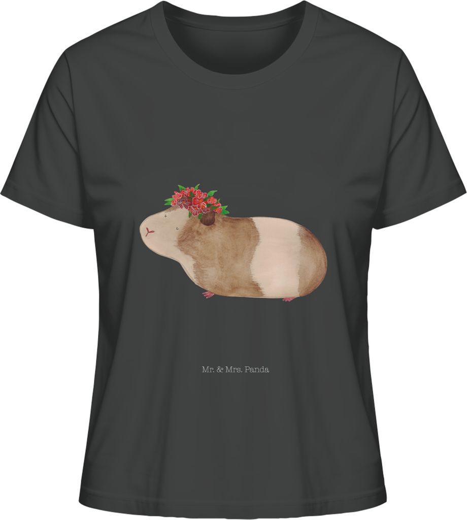 Mr. & Mrs. Panda Oberteil Damen Meerschweinchen Weisheit Größe L - Anthrazit - Geschenk, Shirt Mit Print, Spruch, Motivation, Lustige Sprüche, K...