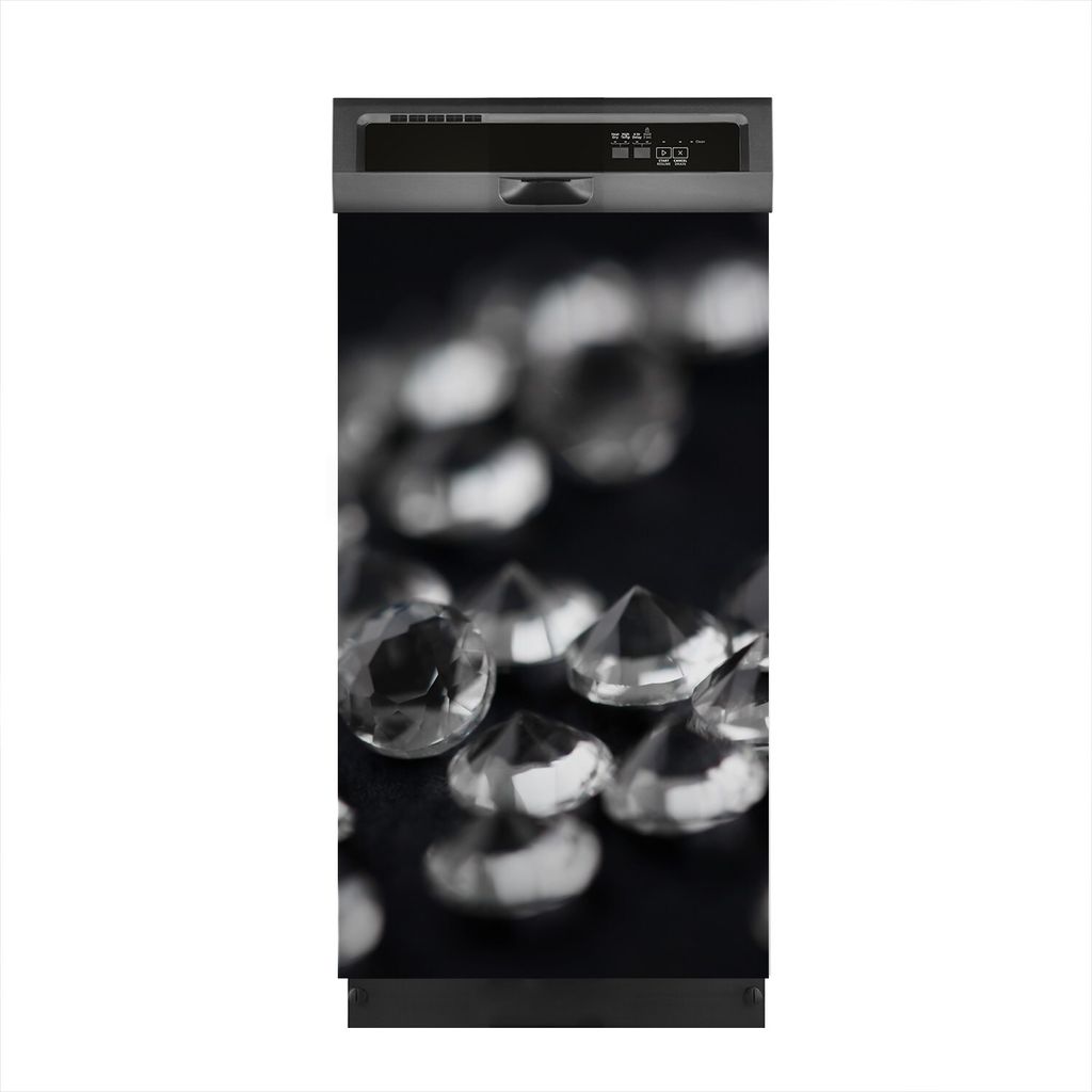 Aufkleber sticker 45x80 cm Dekorative folie Spülmaschine - Diamanten Edelsteine