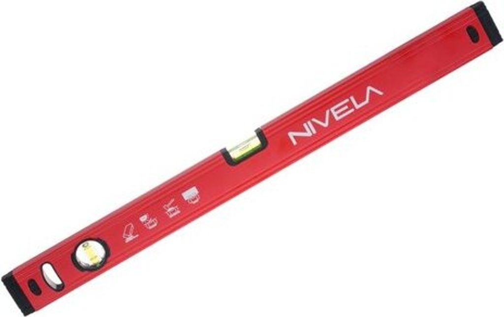 Wasserwaage NIVELA 80cm 2 Wasserwaagen - 1er-Pack