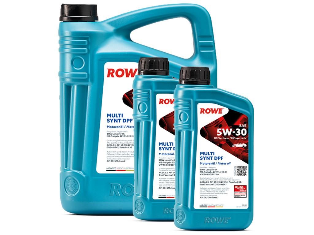 7 Liter (5L+2L) ROWE HIGHTEC MULTI SYNT DPF SAE 5W-30 Produktbild 