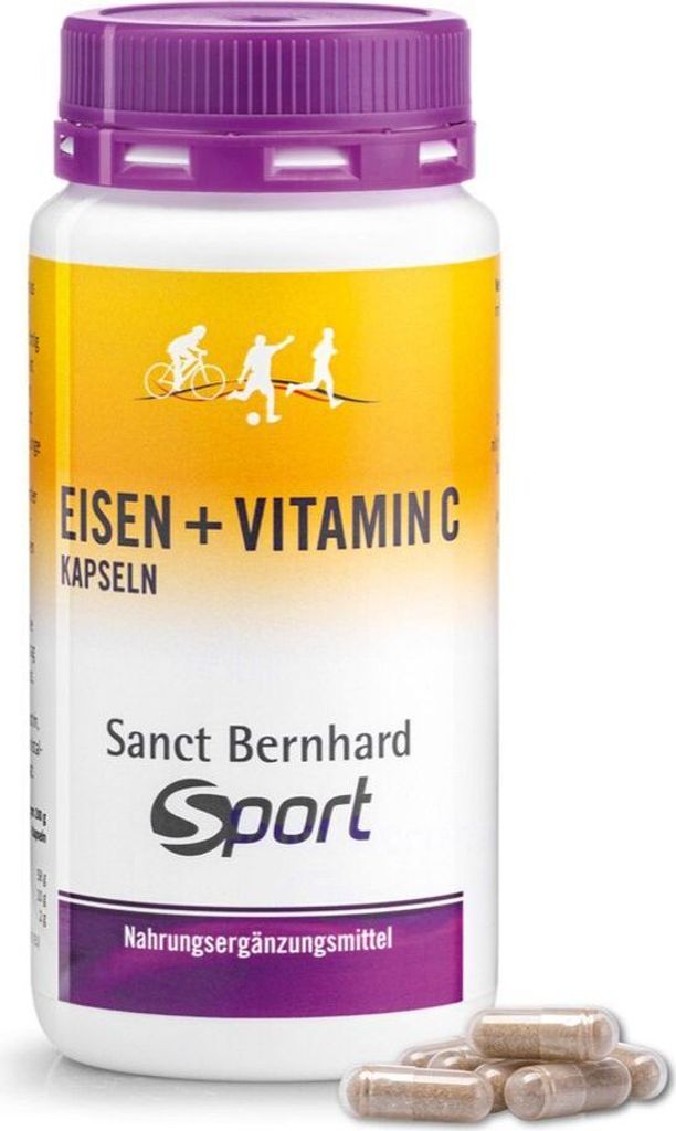 Sanct Bernhard Sport Eisen + Vitamin C - 180 Kapseln Produktbild 