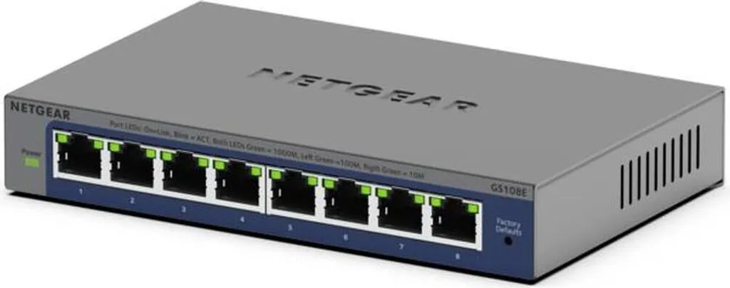 Netgear GS108E-400EUS Extension Réseau 8 Ports pour Bureau et Maison