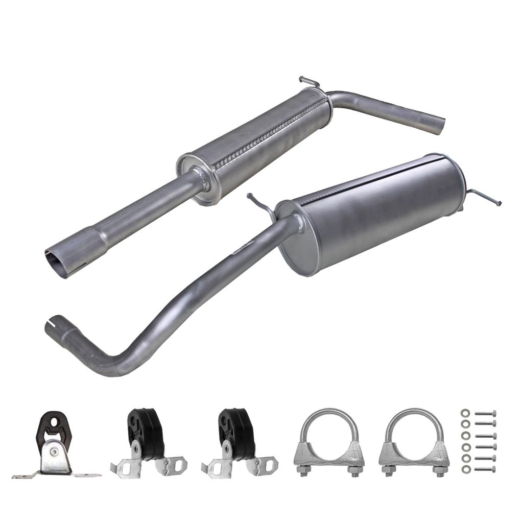 Ferroz Ersatz für Komplette Auspuffanlage Auspuff VW Polo 1.4 16V 9N_ 1999/10-2009/11