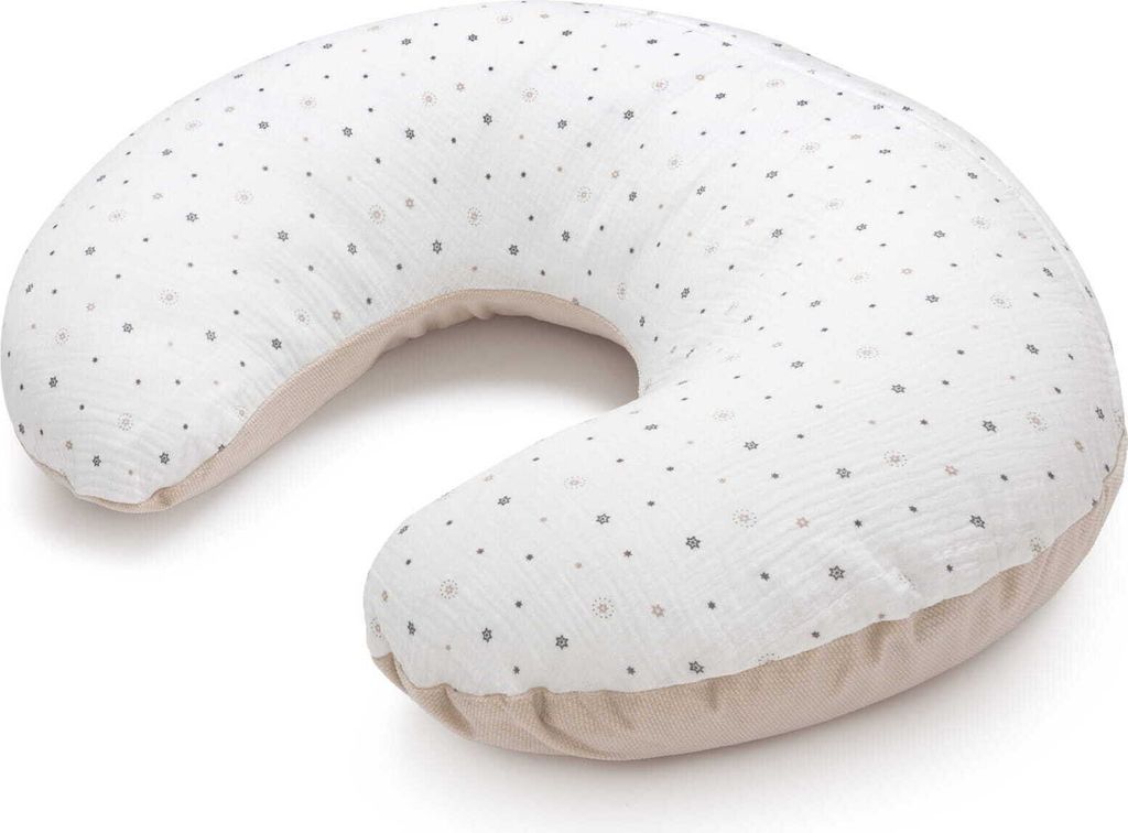 Little Stars Musselin &Amp; Ecru Velvet Stillkissen Mit Produktbild 1