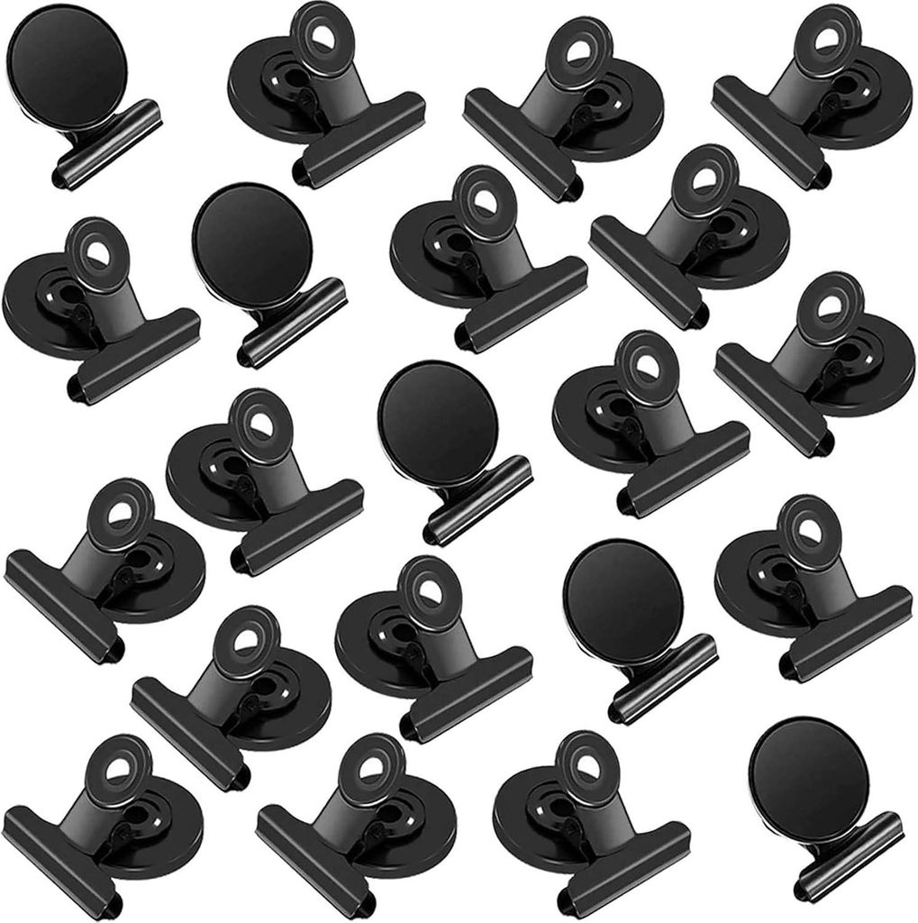 20er-Pack Kühlschrankmagnete, Magnetclips, robuste Ausführung, detaillierte Liste, Präsentations- und Papierbefestigungen für Zuhause, Büro un...