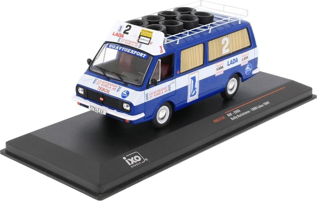 IXO 1:43 RAF 2203 Talbot Sport Rally 1000 Lakes ssistance with roof rack and wh