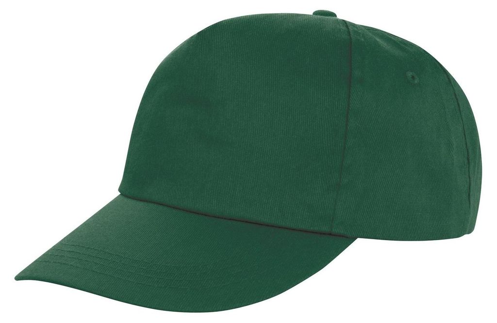 Result Uni Baseball Kappe Core Houston 5 Panel Printers FK622 (Einheitsgröße) (Flaschengrün)
