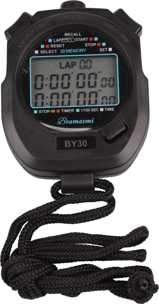 Bramasmi BY30 chronomètre avec 30 temps intermédiaires 1 Image du produit 