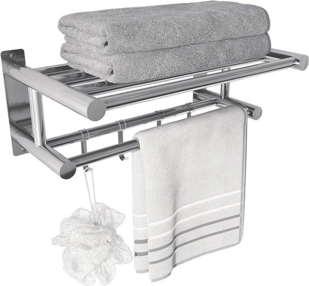 Porte-serviettes en acier inoxydable mural antirouille finition mate