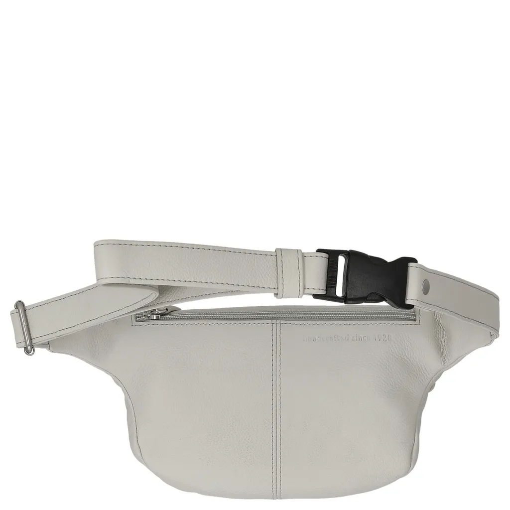 Sac banane Picard Luis Shark blanc en cuir de vachette haut de gamme - 8