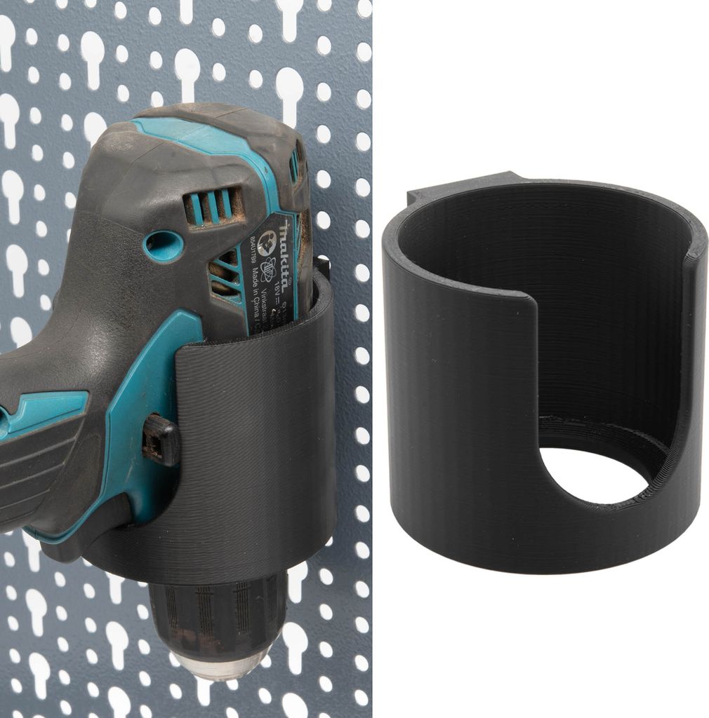 Akkuschrauber Halter für Küpper Lochwand Werkzeughalter Halterung Werkzeugwand