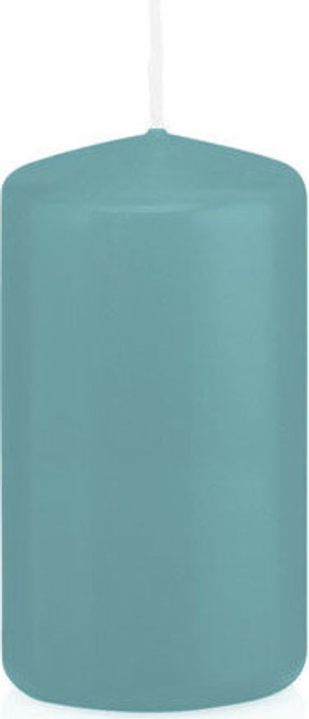 Stumpenkerzen Türkis 80 x Ø 38 mm, 24 Stück