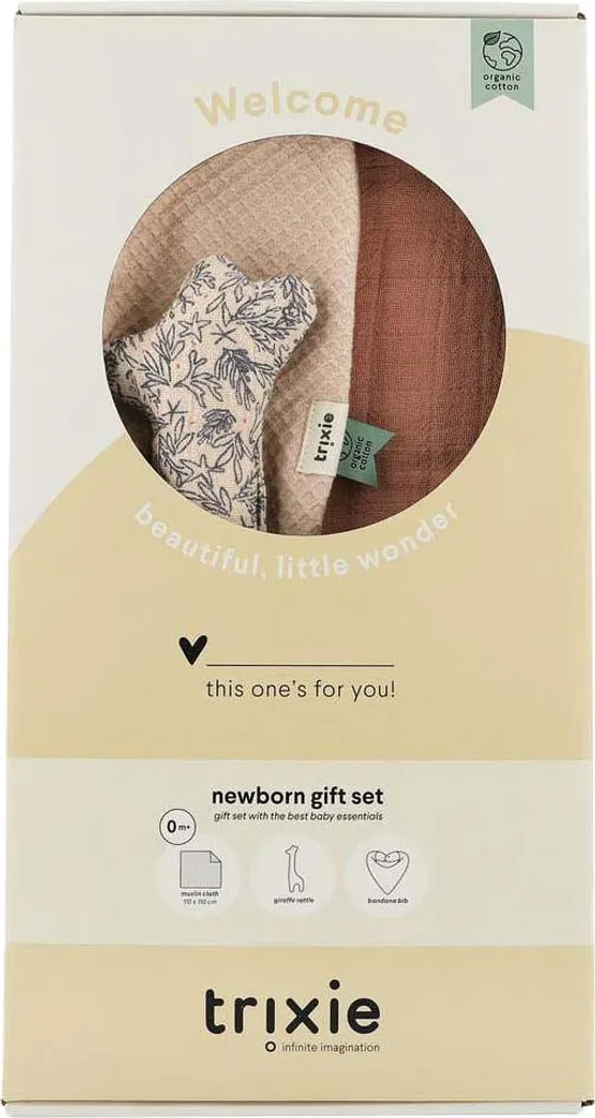 Trouver un Cadeau de Naissance ? Le Coffret Trixie Lovely Leaves M Ideal