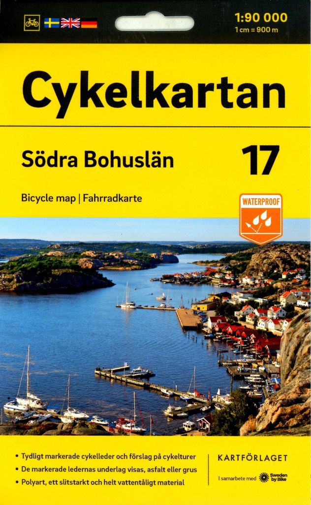 Cykelkartan Blad 17 Södra Bohuslän 1:90000 Produktbild 