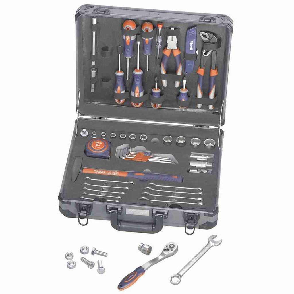 kwb 370-740 Werkzeugkoffer 51-teilig, mehrfarbig (1 Set)