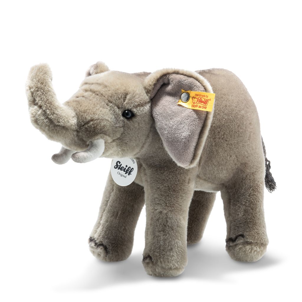 Steiff Elefant Zambu 23 cm stehend grau