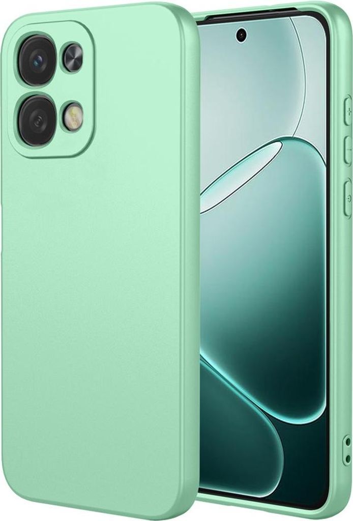 Hülle für Oppo A6 Pro - Phonesta Soft Silk Silikon Back Cover - Matcha Grün