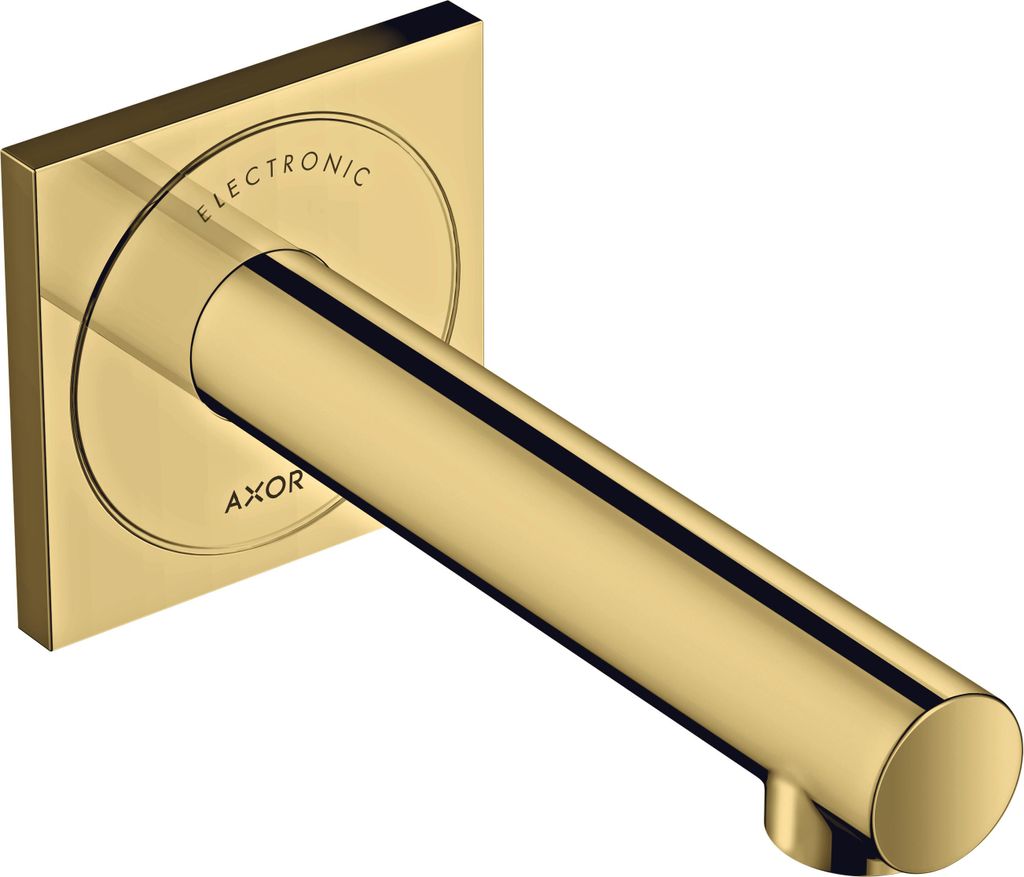 hansgrohe AXOR Uno Elektronik-Waschtischmischer Unterputz, Wandmontage 160, Ausladung 225mm, 45110990