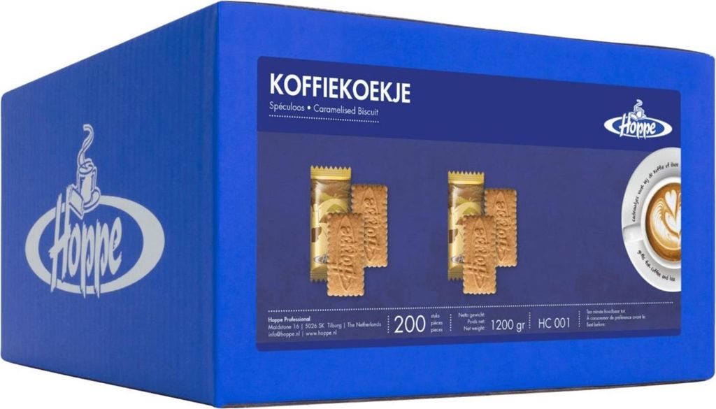 Hoppe Kaffeekekse Brüssel (200 Stück) Produktbild 