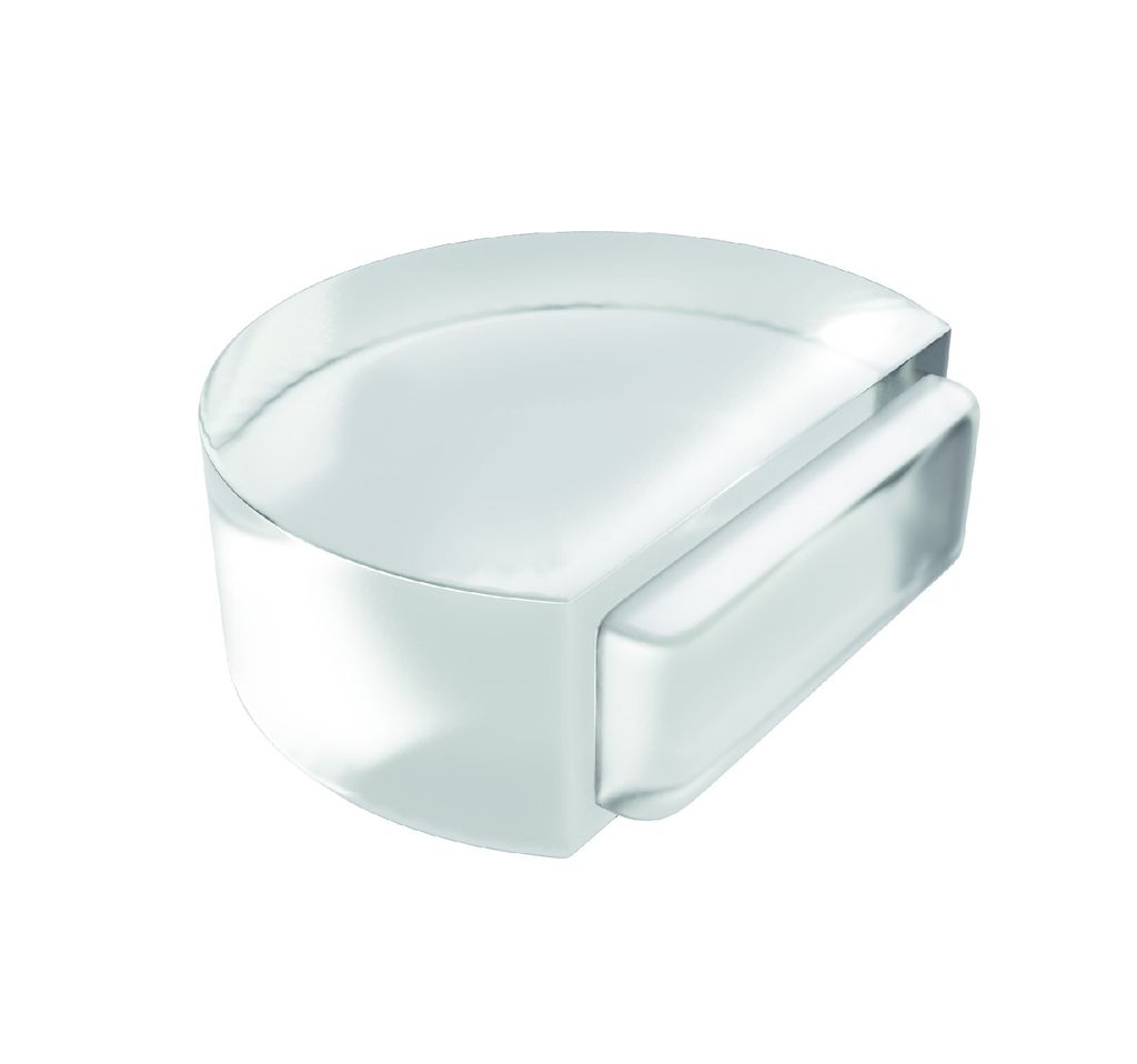 Walteco Dveřní zarážka 45x15x39mm, transparentní, Obrázek produktu 