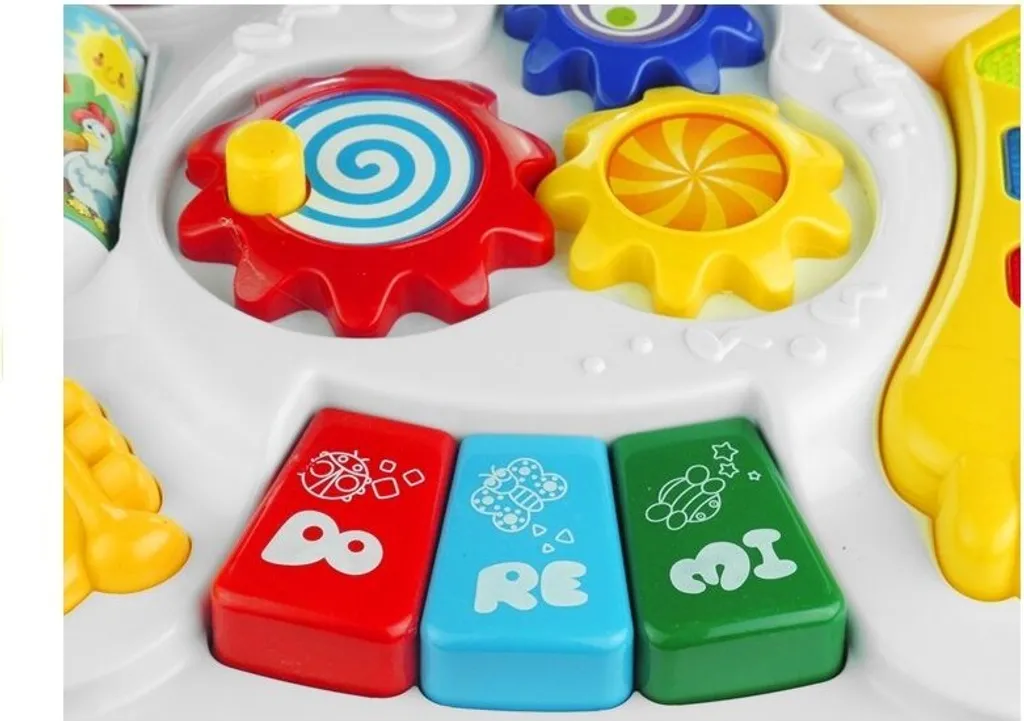 Tableau enfant et table de jeu réversible avec compartiments de rangement