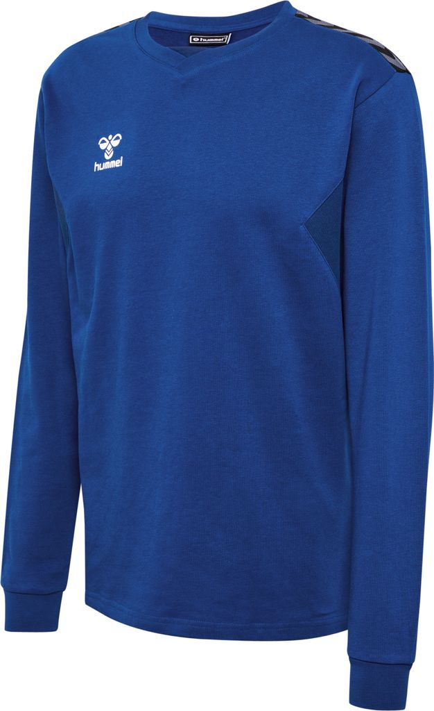 Hummel Authentic Co Training Sweatshirt Unisex, rot, L, Unisex,Damen,Herren
