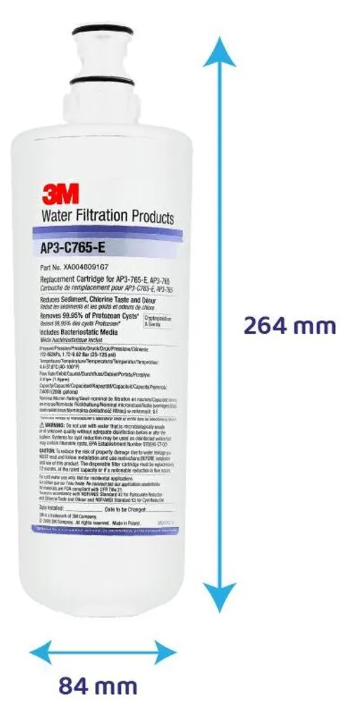 Filtre à eau 3M AP3-C765-S-E : Solution pour fontaine et machine à café - 5