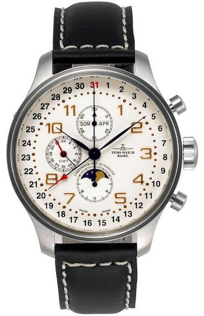 Zeno-Watch - Armbanduhr - Herren - Chronograph - OS Retro - 8557VKL-f2