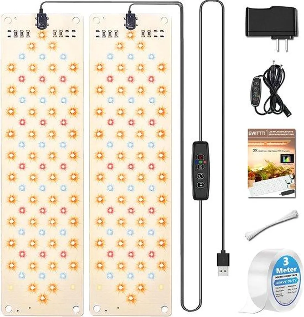Lampe de croissance LED pour plantes intérieures et semis 158 LED