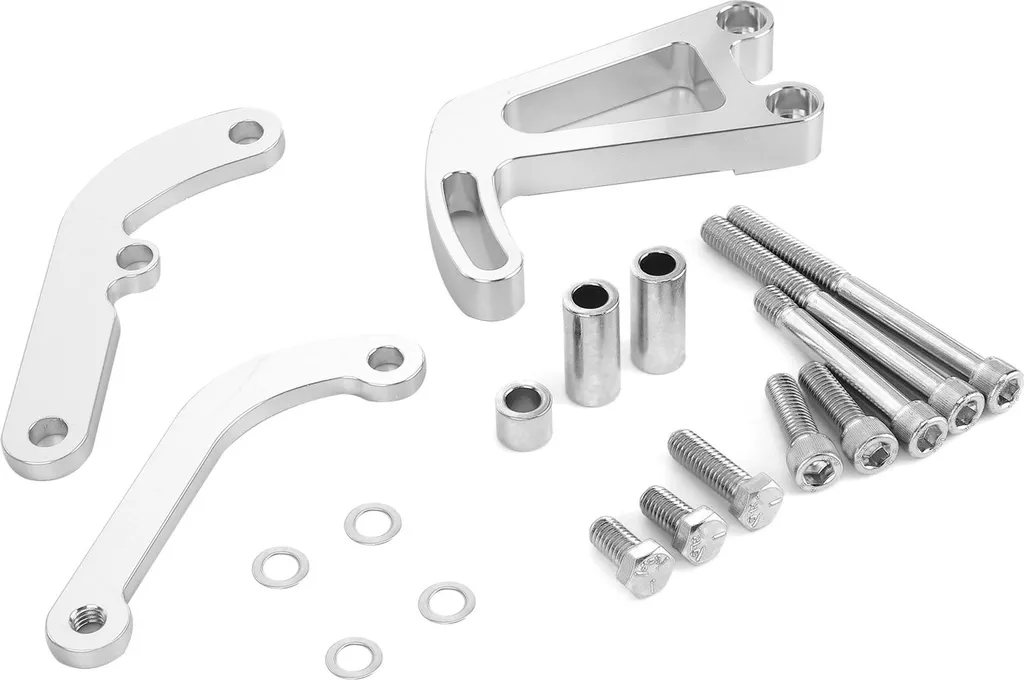 Support de pompe de direction en acier pour Small Block Chevy LWP - 4
