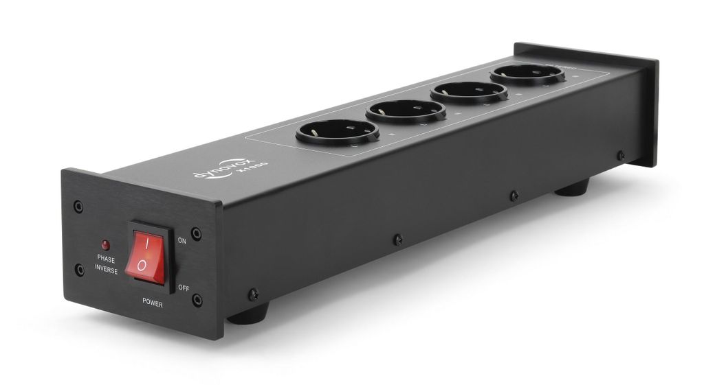 Dynavox X1000 - Audio Netzfilter Leiste - schwarz - Dynavox