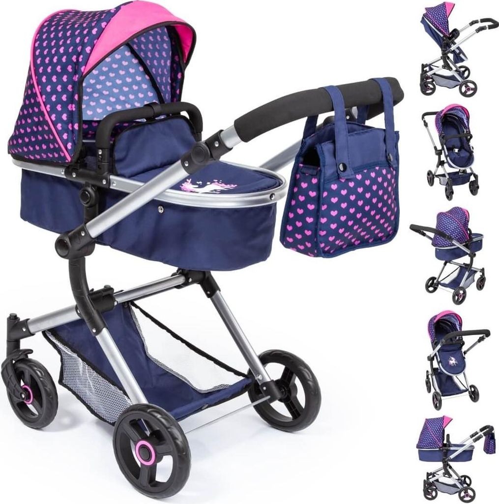 Kombi-Puppenwagen Vario Einhorn Produktbild 