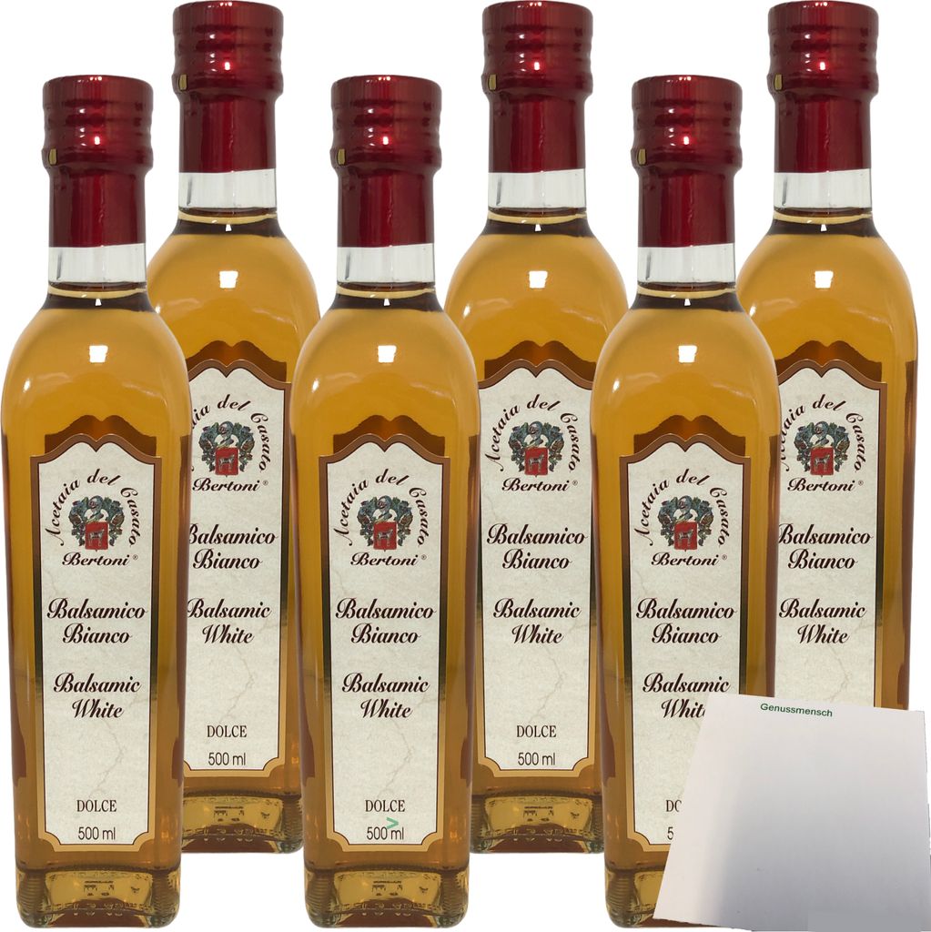 Bertoni Condimento Bianco Dolce Balsamicoessig süss weiss Produktbild 