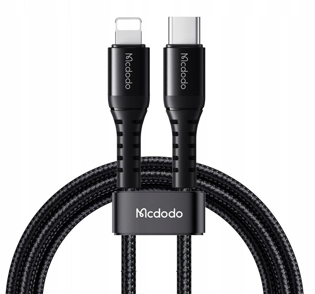 MCDODO Kurzes USB-C Blitz-Schnellladekabel für iPhone Produktbild 