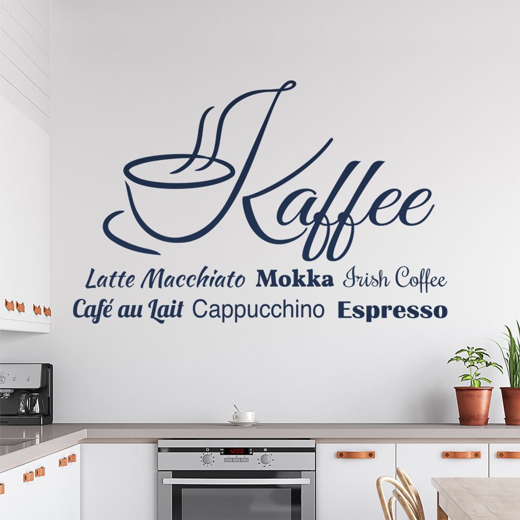 Wandtattoo Kaffee Nr. 2 Wandtattoo in 6 Größen - Produktbild 