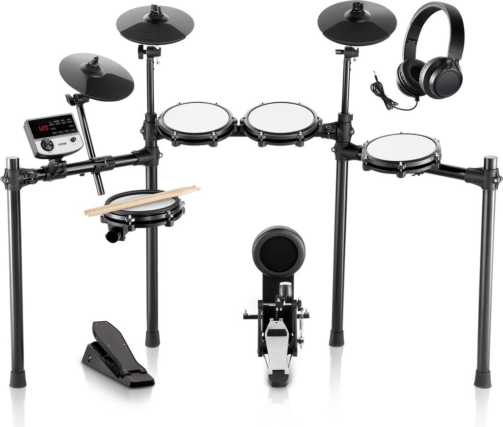 VEVOR E-Drum-Set, 32 Drum-Kits und 480 Sounds, Produktbild 