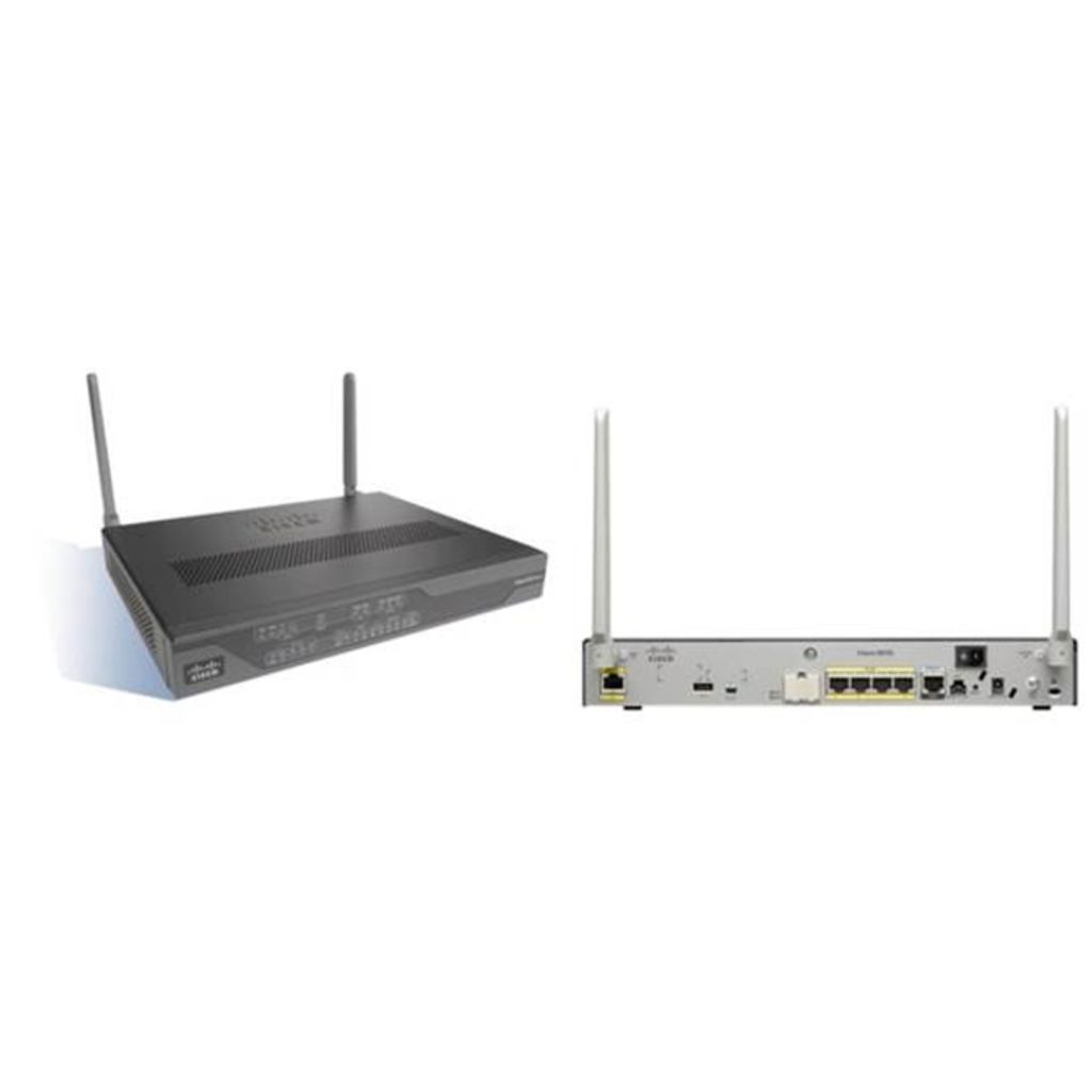 Cisco C887VA-WD Wi-Fi 4 IEEE 802.11n ADSL2+, VDSL2 Modem/Wireless Router - 2,40 GHz ISM-Band - 5 GHz UNII-Band - 6,75 MB/s Drahtlosgeschwindigkeit ...