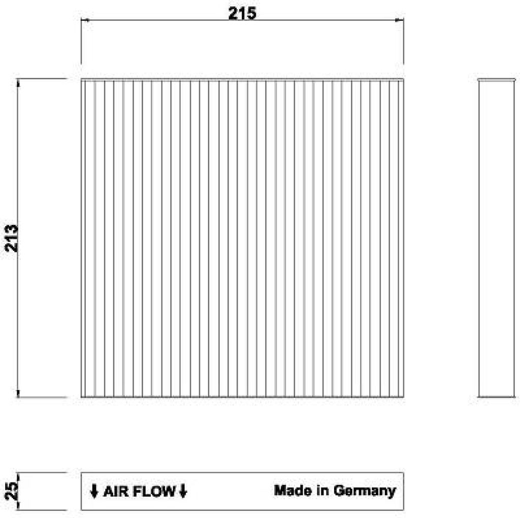 DIEDERICHS DCI1262 Innenraumfilter Pollenfilter für RENAULT Twingo III Schrägheck (BCM) Aktivkohle