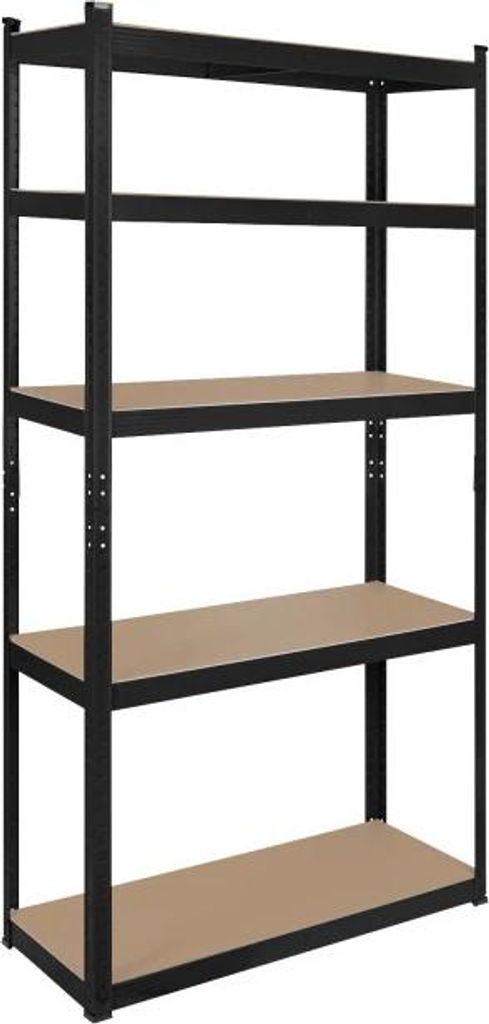 Rebel kovové regály 5 políc 180x90x40cm 750kg skladovanie Obrázok produktu 