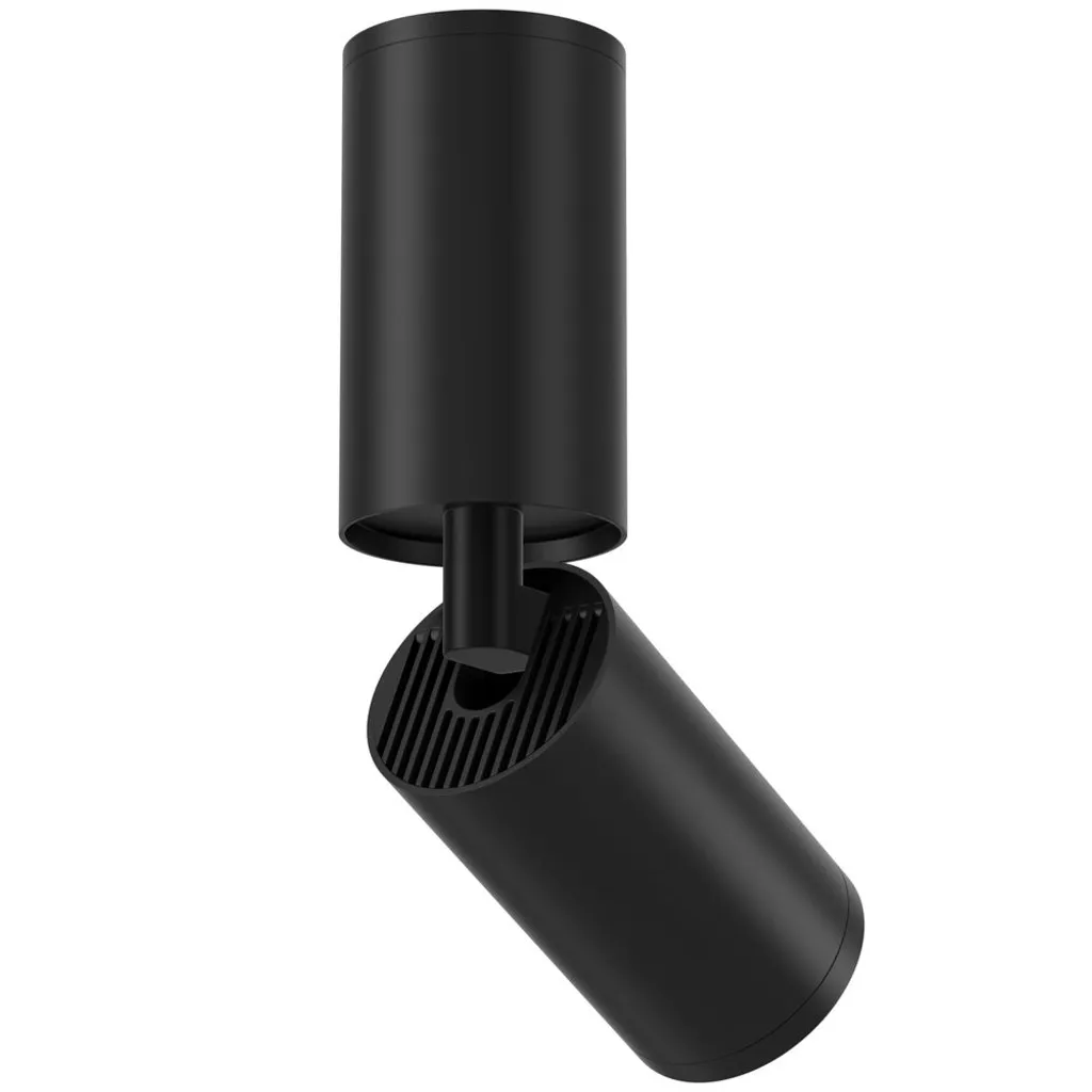 Plafoniera, alluminio, ottone, regolabile, D 5,2 cm - 2