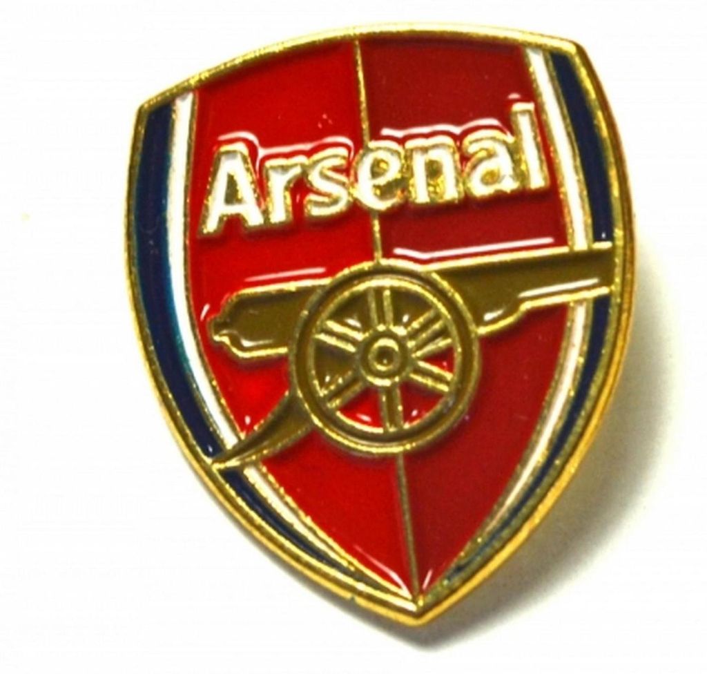 Arsenal FC offizieller Fußball-Anstecker mit Teamwappen Produktbild 