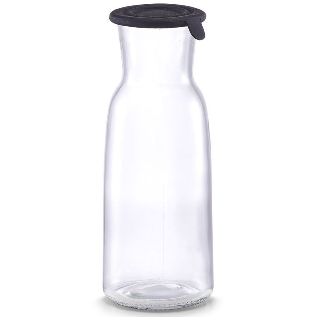 ZELLER caraffa per acqua 700ml con coperchio in silicone Immagine del prodotto 