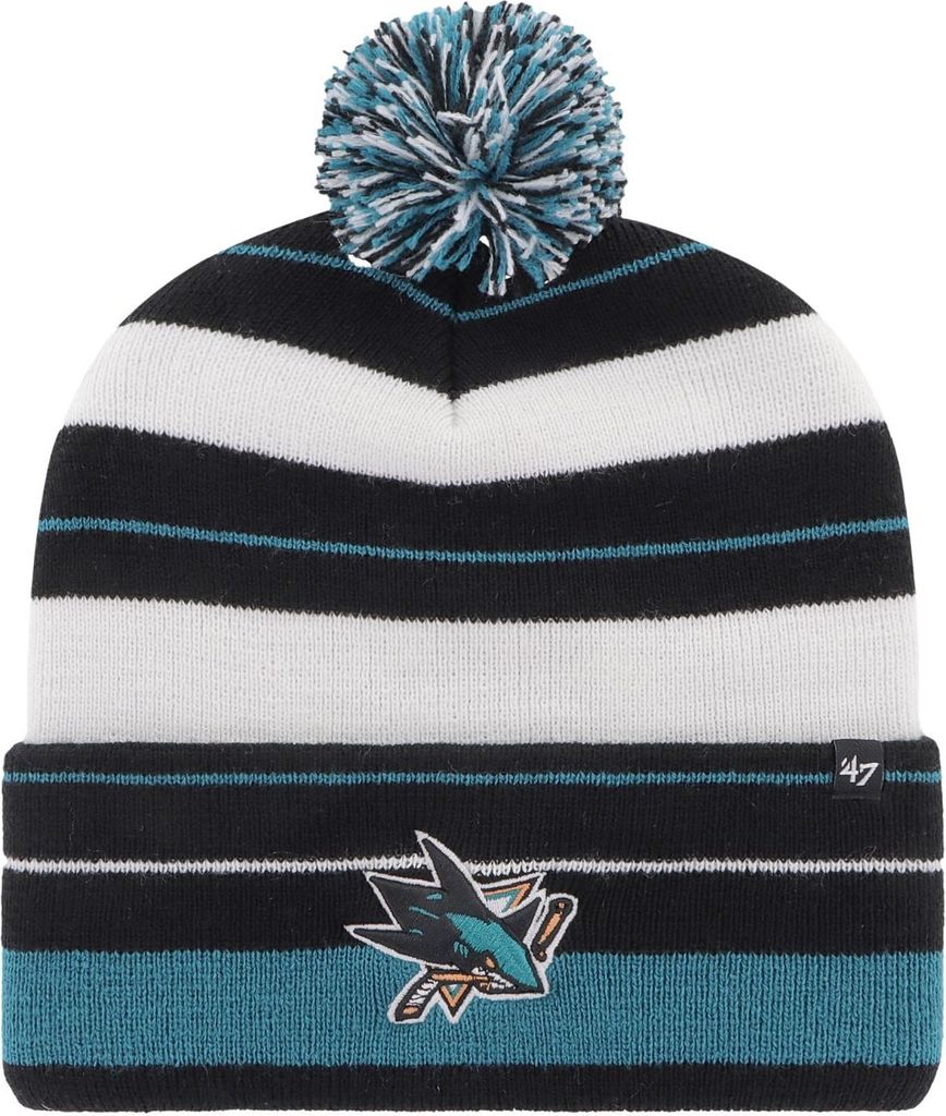 47 Brand Strick Winter Mütze - POWER LINE San Jose Sharks